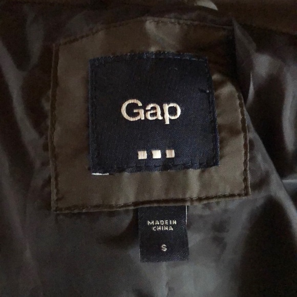 Gap Puffer Jacket Dark Gray Small - Picture 3 of 13
